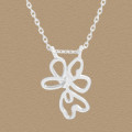 A44646 fashion heart sterling silver s925 necklace