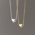 A37195 s925 sterling silver heart necklace