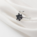 A45425 s925 silver adjustable vintage ring