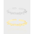 A42004 design simple geometric sterling silver s925 ring