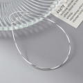 A45733 s925 silver trendy sweet dainty simple charm bracelet