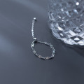 A35095 s925 sterling silver chain ring