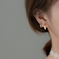 A32226 s925 sterling silver design geometric trendy earrings