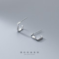 A32320 s925 sterling silver unique irregular geometri earrings