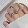 A45332 s925 sterling silver fashion simple unique ring