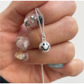 A33012 925 sterling silver smilingface necklace