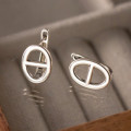 A40799 s925 sterling silver thai simple design earrings