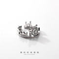 A33549 s925 sterling silver unique fashion unique adjustable ring