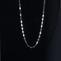 A34001 s925 sterling silver plate necklace