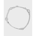 A36500 design minimalist tree qualitys925 sterling silver charm bracelet