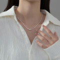 A39035 s925 sterling silver simple elegant design necklace