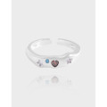 A38701 design geometric cubic zirconia sterling silver s925 quality ring