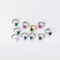 A33218 s925 sterling silver simple trendy rhinestone cute rhinestone unique fashion earrings