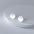 A36648 s925 sterling silver simple circle earrings