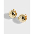 A33209 design simple metal ball earrings