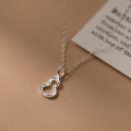 A43900 silver trendy sweet hollowed pendant pendant