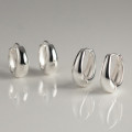 A39009 s925 silver simple elegant unique earrings