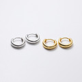 A36377 s925 sterling silver simple circle fashion chic sweet earrings