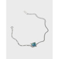A34311 design minimalist double qualitys925 sterling silver bracelet