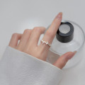 A45349 s925 silver fashion elegant sweet adjustable ring