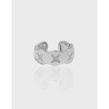A36414 design irregular qualitys925 sterling silver piercing earrings
