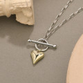 A33980 925 sterling silverOT heart necklace