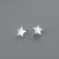 A35455 s925 sterling silver small trendy star earrings