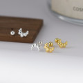 A43386 s925 sterling silver trendy sweet stud design earrings