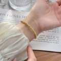 A44396 s925 silver trendy sweet unique simple charm bracelet