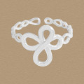 A45075 hollowed sterling silver s925 ring
