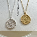A44324 trendy sterling silver simple necklace