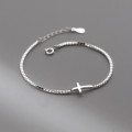 A38071 s925 sterling silver charm design unique elegant bracelet