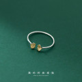 A33540 s925 sterling silver trendy adjustable ring