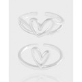 A42635 design hollowed heart sterling silver s925 ring