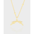 A42417 design butterfly pendant sterling silver s925 necklace