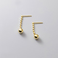 A36636 925 sterling silver tassel earrings