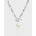 A38898 design fresh water pearl s925 sterling silver necklace