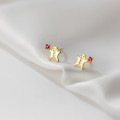 A33284 s925 sterling silver cute cute earrings