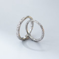 A43535 s925 sterling silver trendy sweet simple ring