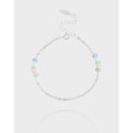 A38872 design crystal charm sterling silver s925 quality bracelet