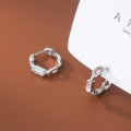 A34801 s925 sterling silver chic simple trendy sweet rhinestone earrings