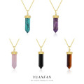 A45848 crystal pendant moon necklace