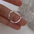 A44554 s925 sterling silver letter ring
