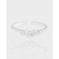 A42802 design twist heart sterling silver s925 heartshape ring