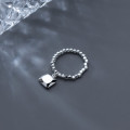 A35109 s925 sterling silver square ring