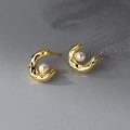 A38164 s925 sterling silver stud grade elegant earrings