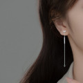 A35505 s925 sterling silver small trendy rhinestone earrings