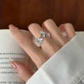 A39286 s925 sterling silver design vintage adjustable ring