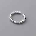 A36562 s925 sterling silver unique adjustable simple ring