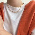 A36790 925 sterling silver simple necklace